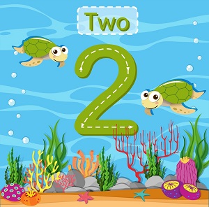 okul öncesi bir rakamı çalışma sayfaları